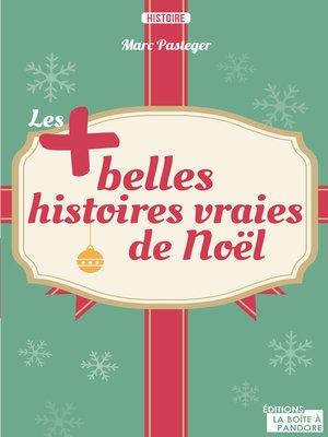 cover image of Les plus belles histoires vraies de Noël